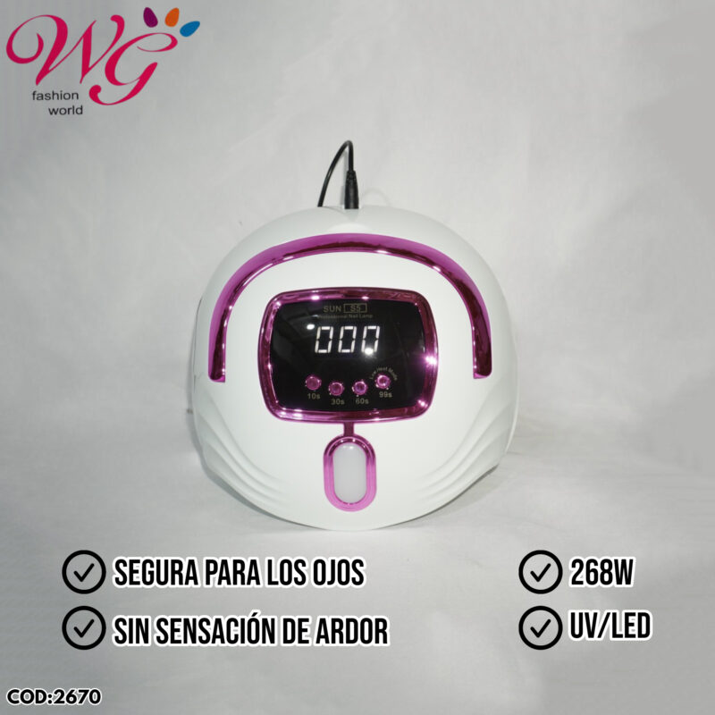 Lampara Profesional Para Uñas Sun S5 - Imagen 4