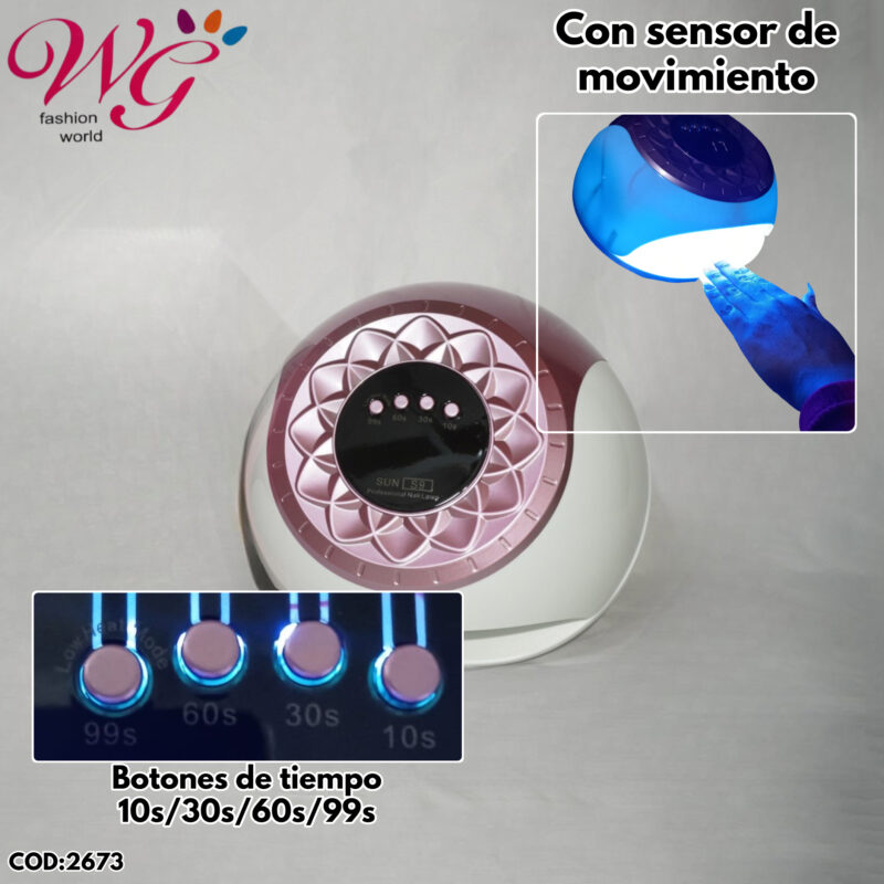 Lampara Profesional Para Uñas Sun S9 - Imagen 2