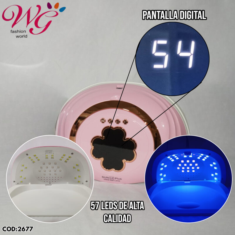 Lampara Profesional Para Uñas Sun L2 Plus - Imagen 4