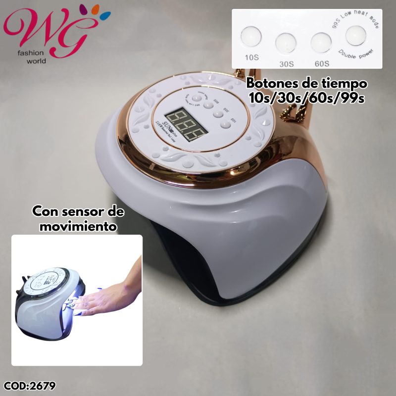 Lampara Profesional Para Uñas Sun C6 Plus - Imagen 5