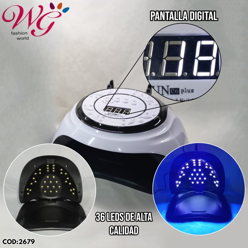 Lampara Profesional Para Uñas Sun C6 Plus - Imagen 6