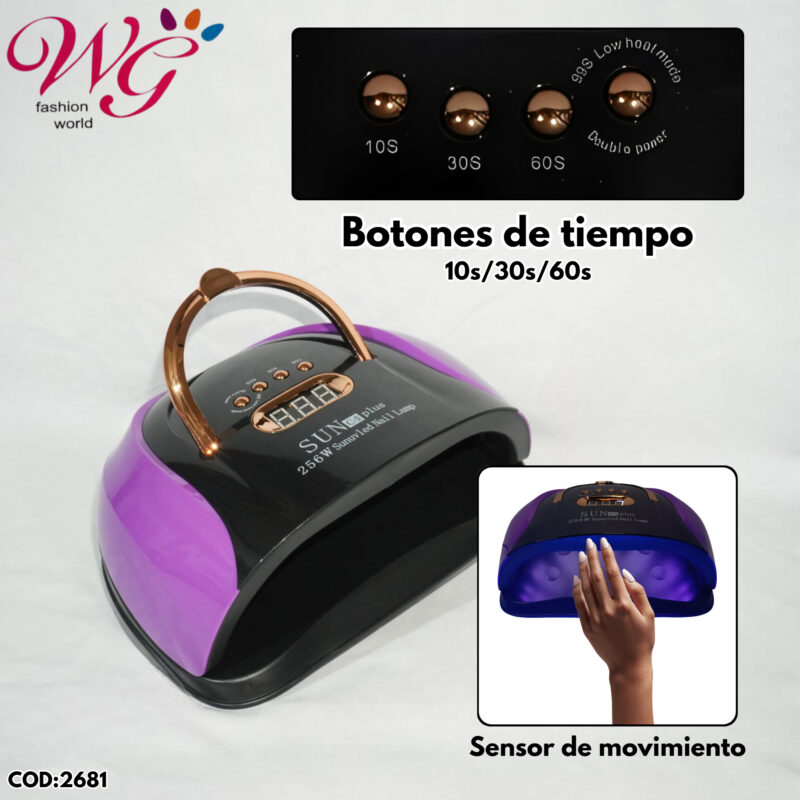 Lampara Profesional Para Uñas Sun C4 Plus - Imagen 2