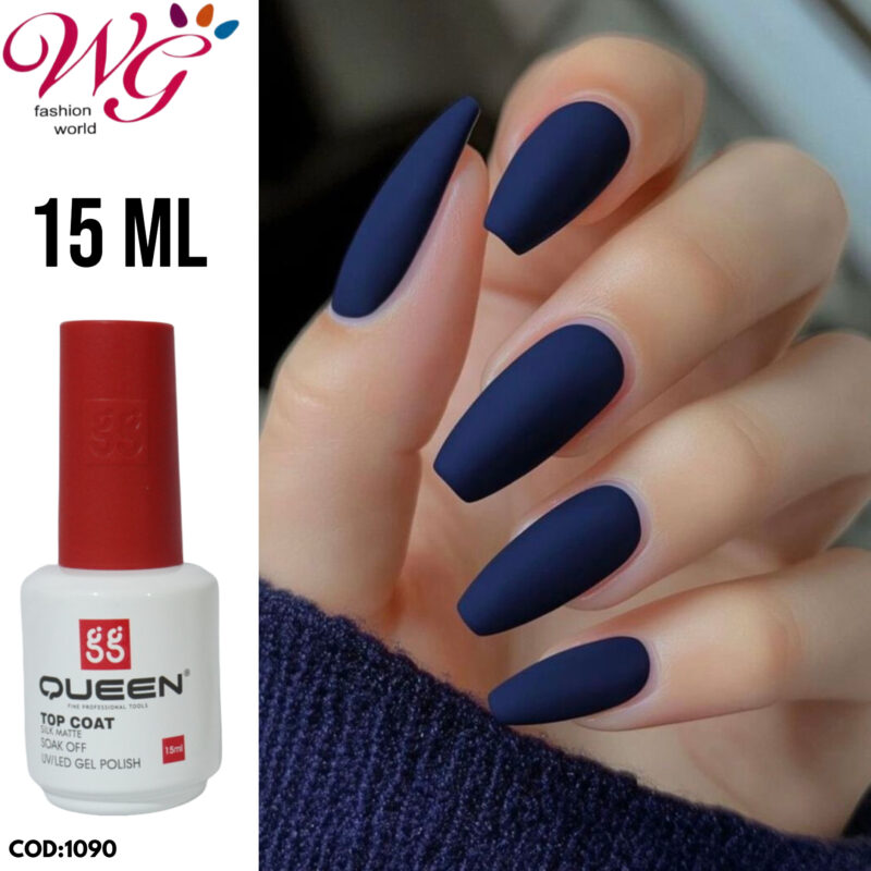 Top Coat Silk Matte Para Uñas Gg Queen - Imagen 3