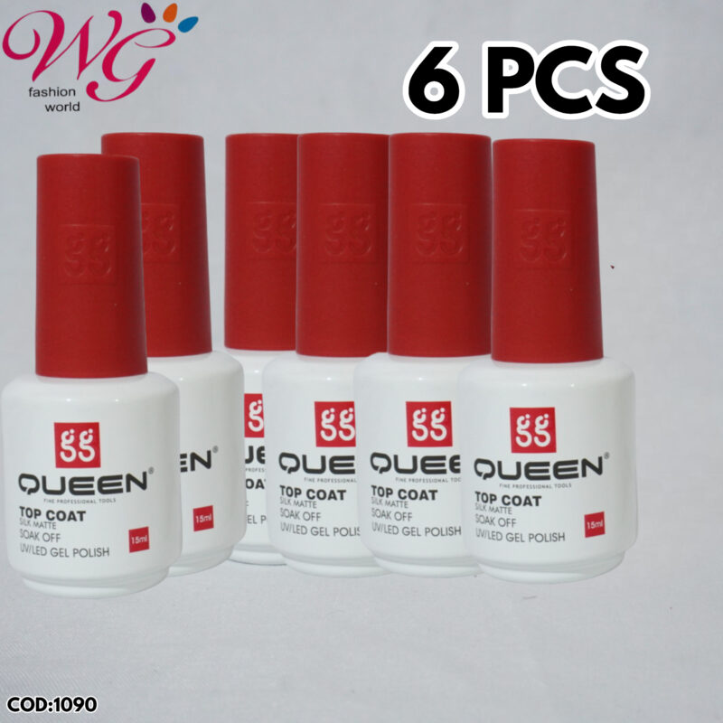 Top Coat Silk Matte Para Uñas Gg Queen - Imagen 8