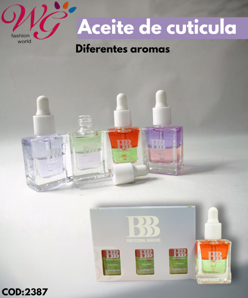 Aceite De Cutícula Marca Bbb Uso Profesional - Imagen 8