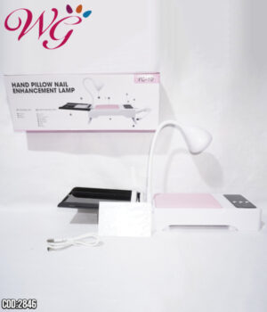 Lampara Uv/led Con Posamanos, Lampara Press On Y Paleta Mezc