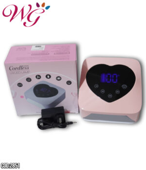 Lampara Uv/led Cordless Recargable Corazon